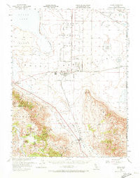 Doyle California Historical topographic map, 1:62500 scale, 15 X 15 Minute, Year 1954