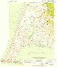 Drakes Bay California Historical topographic map, 1:24000 scale, 7.5 X 7.5 Minute, Year 1953