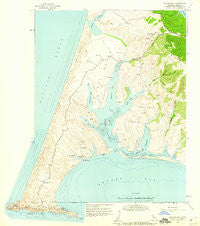 Drakes Bay California Historical topographic map, 1:24000 scale, 7.5 X 7.5 Minute, Year 1953