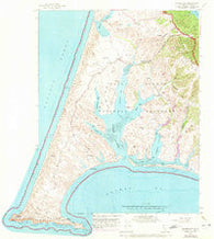 Drakes Bay California Historical topographic map, 1:24000 scale, 7.5 X 7.5 Minute, Year 1953