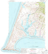 Drakes Bay California Historical topographic map, 1:24000 scale, 7.5 X 7.5 Minute, Year 1953