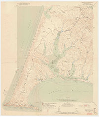 Drakes Bay California Historical topographic map, 1:24000 scale, 7.5 X 7.5 Minute, Year 1953