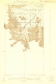 Dry Canyon California Historical topographic map, 1:24000 scale, 7.5 X 7.5 Minute, Year 1925