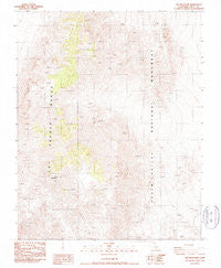 Dry Mountain California Historical topographic map, 1:24000 scale, 7.5 X 7.5 Minute, Year 1987