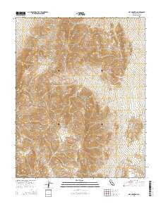 Dry Mountain California Current topographic map, 1:24000 scale, 7.5 X 7.5 Minute, Year 2015