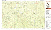 Dubakella Mtn California Historical topographic map, 1:25000 scale, 7.5 X 15 Minute, Year 1981