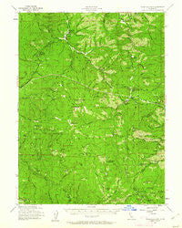 Dubakella Mtn California Historical topographic map, 1:62500 scale, 15 X 15 Minute, Year 1954