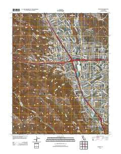 Dublin California Historical topographic map, 1:24000 scale, 7.5 X 7.5 Minute, Year 2012