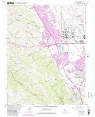 Dublin California Historical topographic map, 1:24000 scale, 7.5 X 7.5 Minute, Year 1961