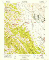 Dublin California Historical topographic map, 1:24000 scale, 7.5 X 7.5 Minute, Year 1953