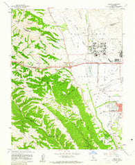 Dublin California Historical topographic map, 1:24000 scale, 7.5 X 7.5 Minute, Year 1961
