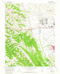 Dublin California Historical topographic map, 1:24000 scale, 7.5 X 7.5 Minute, Year 1961
