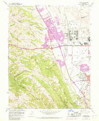 Dublin California Historical topographic map, 1:24000 scale, 7.5 X 7.5 Minute, Year 1961