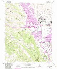 Dublin California Historical topographic map, 1:24000 scale, 7.5 X 7.5 Minute, Year 1961