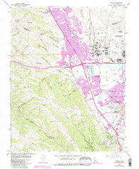Dublin California Historical topographic map, 1:24000 scale, 7.5 X 7.5 Minute, Year 1961