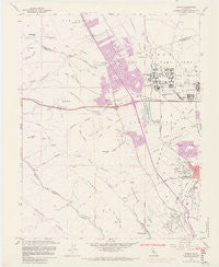 Dublin California Historical topographic map, 1:24000 scale, 7.5 X 7.5 Minute, Year 1961