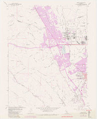 Dublin California Historical topographic map, 1:24000 scale, 7.5 X 7.5 Minute, Year 1961
