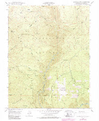 Duckwall Mtn California Historical topographic map, 1:24000 scale, 7.5 X 7.5 Minute, Year 1948