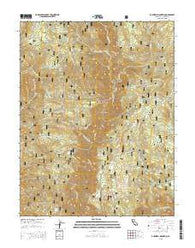 Duckwall Mountain California Current topographic map, 1:24000 scale, 7.5 X 7.5 Minute, Year 2015