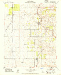 Ducor California Historical topographic map, 1:24000 scale, 7.5 X 7.5 Minute, Year 1952
