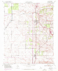 Ducor California Historical topographic map, 1:24000 scale, 7.5 X 7.5 Minute, Year 1952
