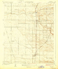 Ducor California Historical topographic map, 1:31680 scale, 7.5 X 7.5 Minute, Year 1929