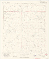 Dulzura California Historical topographic map, 1:24000 scale, 7.5 X 7.5 Minute, Year 1972