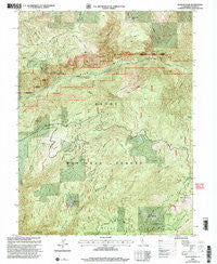Duncan Peak California Historical topographic map, 1:24000 scale, 7.5 X 7.5 Minute, Year 2000