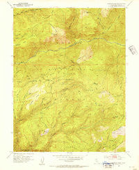 Duncan Peak California Historical topographic map, 1:24000 scale, 7.5 X 7.5 Minute, Year 1952