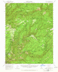 Duncan Peak California Historical topographic map, 1:62500 scale, 15 X 15 Minute, Year 1952