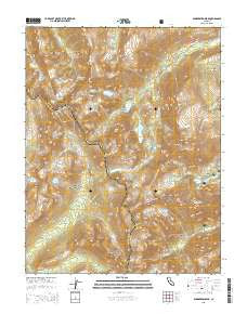Dunderberg Peak California Current topographic map, 1:24000 scale, 7.5 X 7.5 Minute, Year 2015