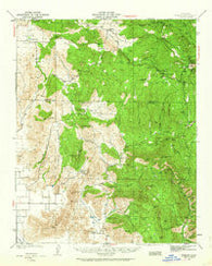 Dunlap California Historical topographic map, 1:62500 scale, 15 X 15 Minute, Year 1942