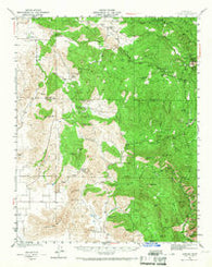 Dunlap California Historical topographic map, 1:62500 scale, 15 X 15 Minute, Year 1942