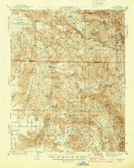 Dunlap California Historical topographic map, 1:62500 scale, 15 X 15 Minute, Year 1944