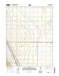 Dunnigan California Current topographic map, 1:24000 scale, 7.5 X 7.5 Minute, Year 2015