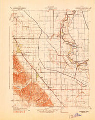 Dunnigan California Historical topographic map, 1:62500 scale, 15 X 15 Minute, Year 1941