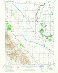 Dunnigan California Historical topographic map, 1:62500 scale, 15 X 15 Minute, Year 1953