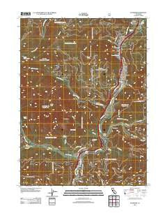 Dunsmuir California Historical topographic map, 1:24000 scale, 7.5 X 7.5 Minute, Year 2012