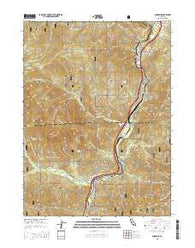 Dunsmuir California Current topographic map, 1:24000 scale, 7.5 X 7.5 Minute, Year 2015