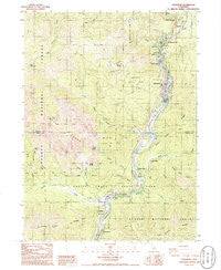Dunsmuir California Historical topographic map, 1:24000 scale, 7.5 X 7.5 Minute, Year 1986