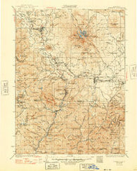 Dunsmuir California Historical topographic map, 1:125000 scale, 30 X 30 Minute, Year 1935