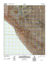 Durmid California Historical topographic map, 1:24000 scale, 7.5 X 7.5 Minute, Year 2012