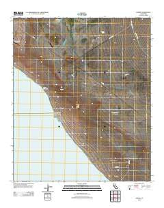 Durmid California Historical topographic map, 1:24000 scale, 7.5 X 7.5 Minute, Year 2012
