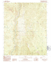 Durrwood Creek California Historical topographic map, 1:24000 scale, 7.5 X 7.5 Minute, Year 1987