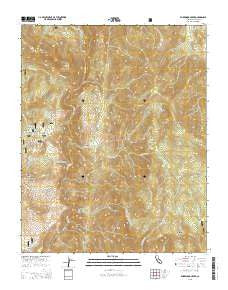 Durrwood Creek California Current topographic map, 1:24000 scale, 7.5 X 7.5 Minute, Year 2015
