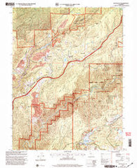 Dutch Flat California Historical topographic map, 1:24000 scale, 7.5 X 7.5 Minute, Year 2000