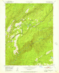 Dutch Flat California Historical topographic map, 1:24000 scale, 7.5 X 7.5 Minute, Year 1950