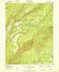 Dutch Flat California Historical topographic map, 1:24000 scale, 7.5 X 7.5 Minute, Year 1951