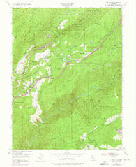 Dutch Flat California Historical topographic map, 1:24000 scale, 7.5 X 7.5 Minute, Year 1950