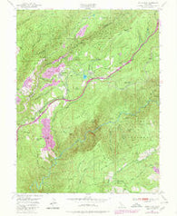 Dutch Flat California Historical topographic map, 1:24000 scale, 7.5 X 7.5 Minute, Year 1950